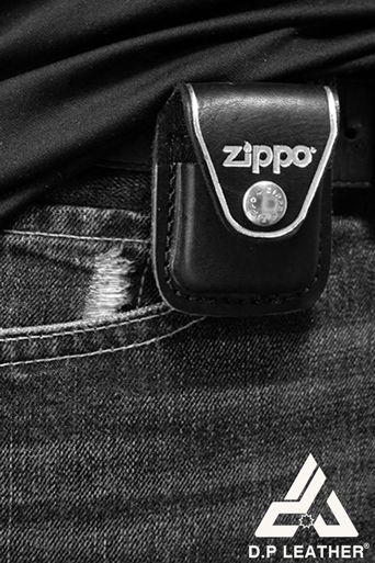 Hộp đựng Zippo da bò